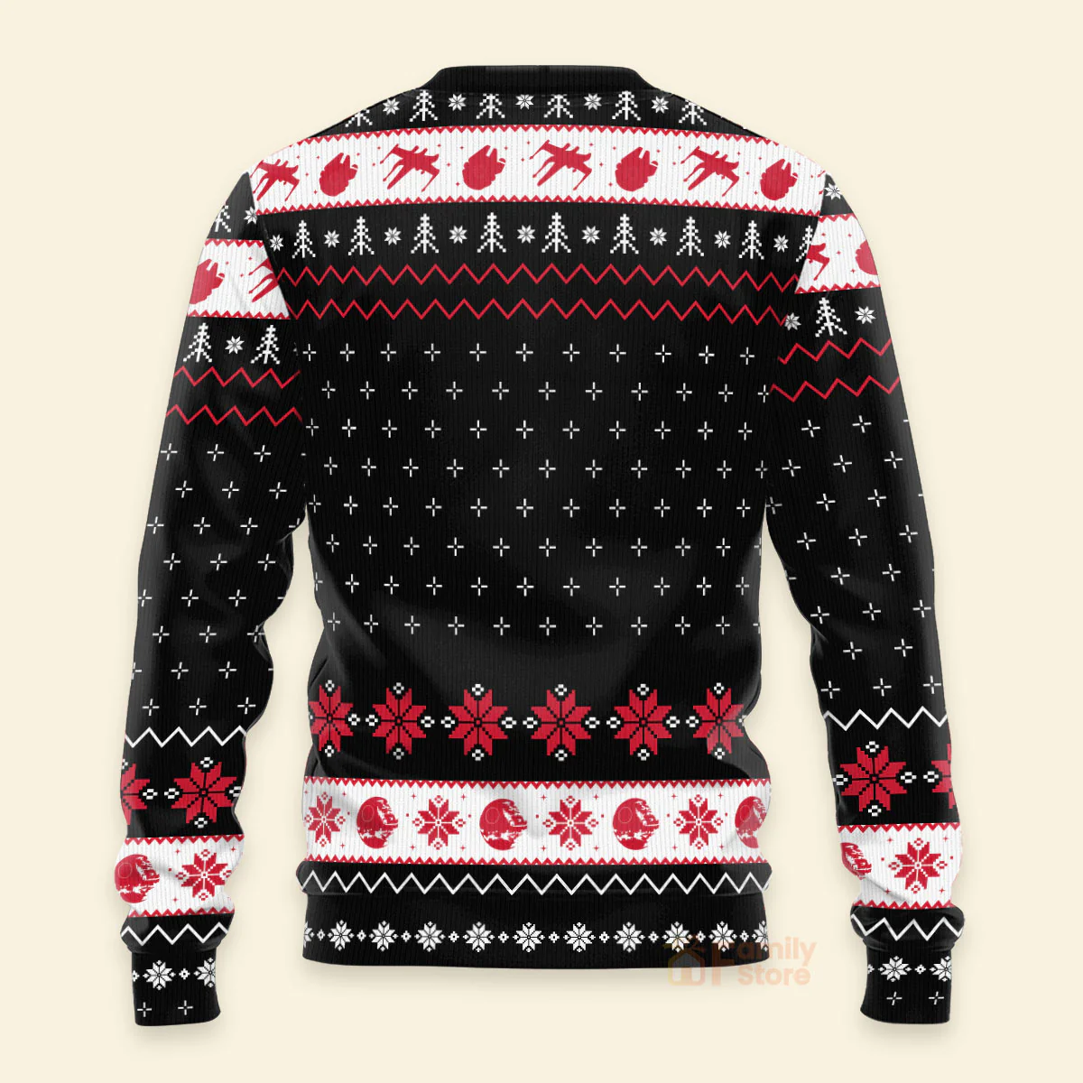 Stwa Merry Sithmas Darth Vader - Gift for Dad, Grandpa, Husband - Personalized Ugly Sweatshirt - CL08 NA94 - Image 5