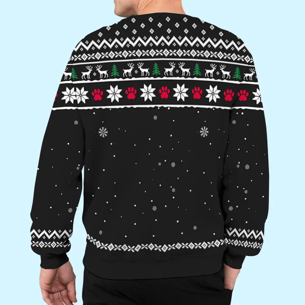Merry Woofmas To My Mom Dad - Personalized Ugly Sweater - Christmas Gifts For Pet Owners, Pet Lovers | CLP09 CLGOD04 HH01 - Image 4