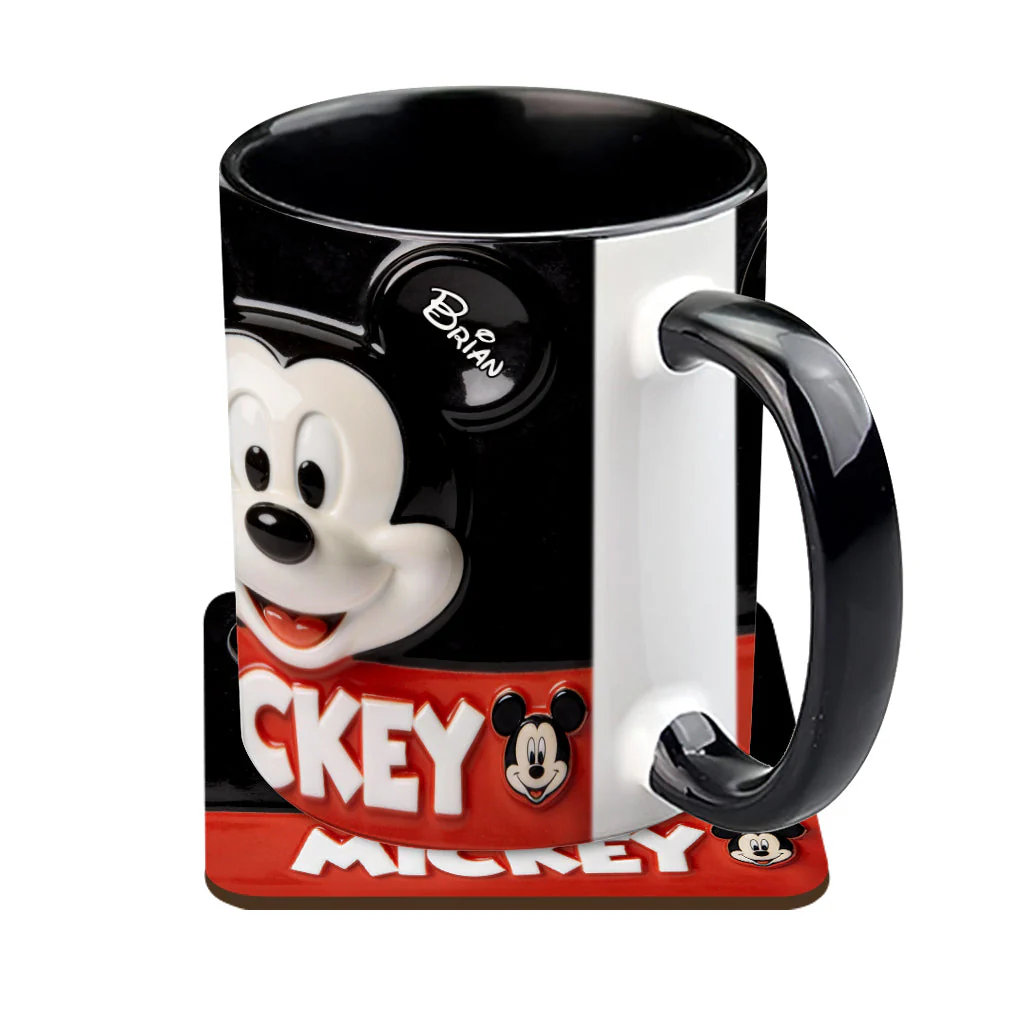 MkMo Just Love Magic Mouse - Personalized Accent Mug - Gift For Movie Fans NL122 - Image 3