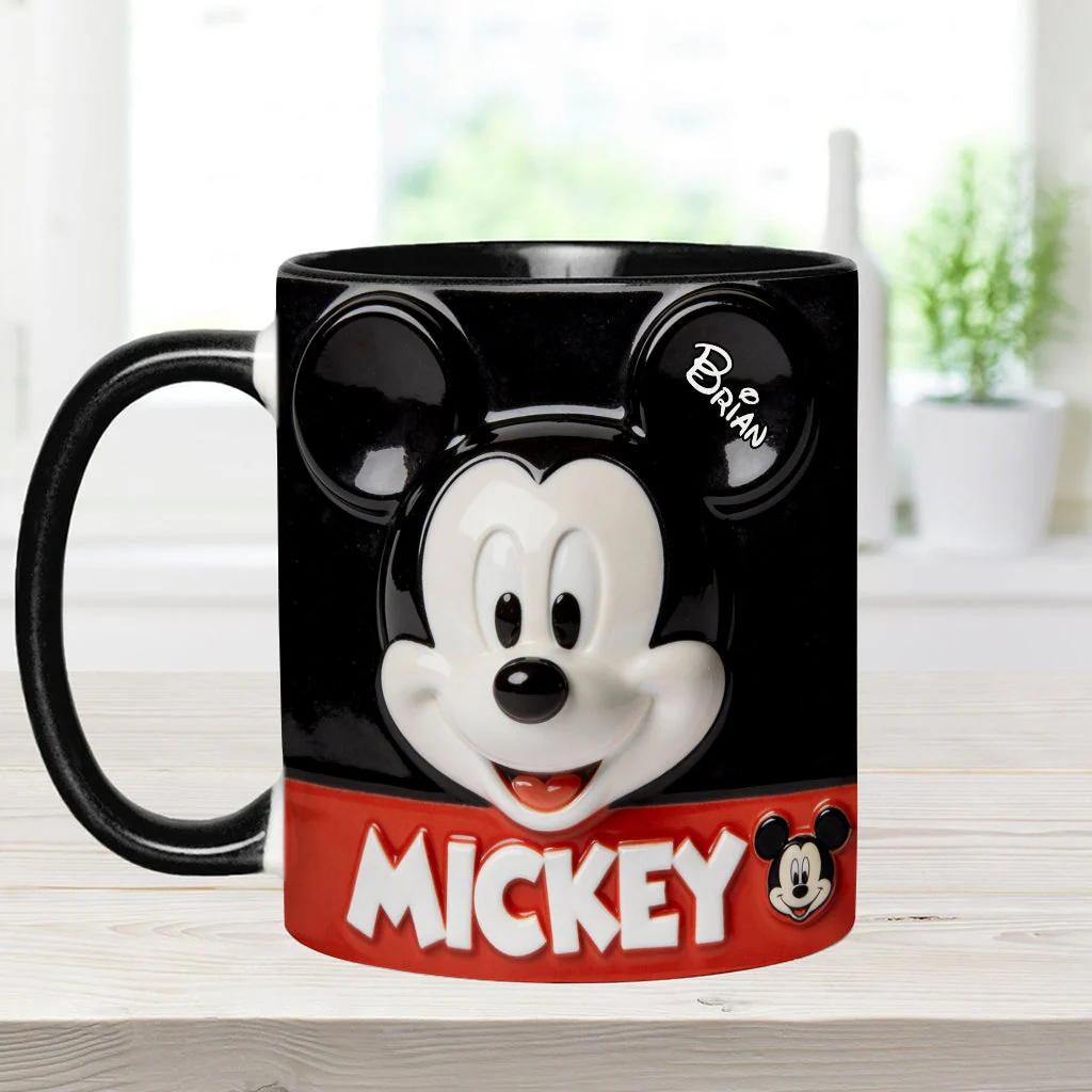 MkMo Just Love Magic Mouse - Personalized Accent Mug - Gift For Movie Fans NL122 - Image 4