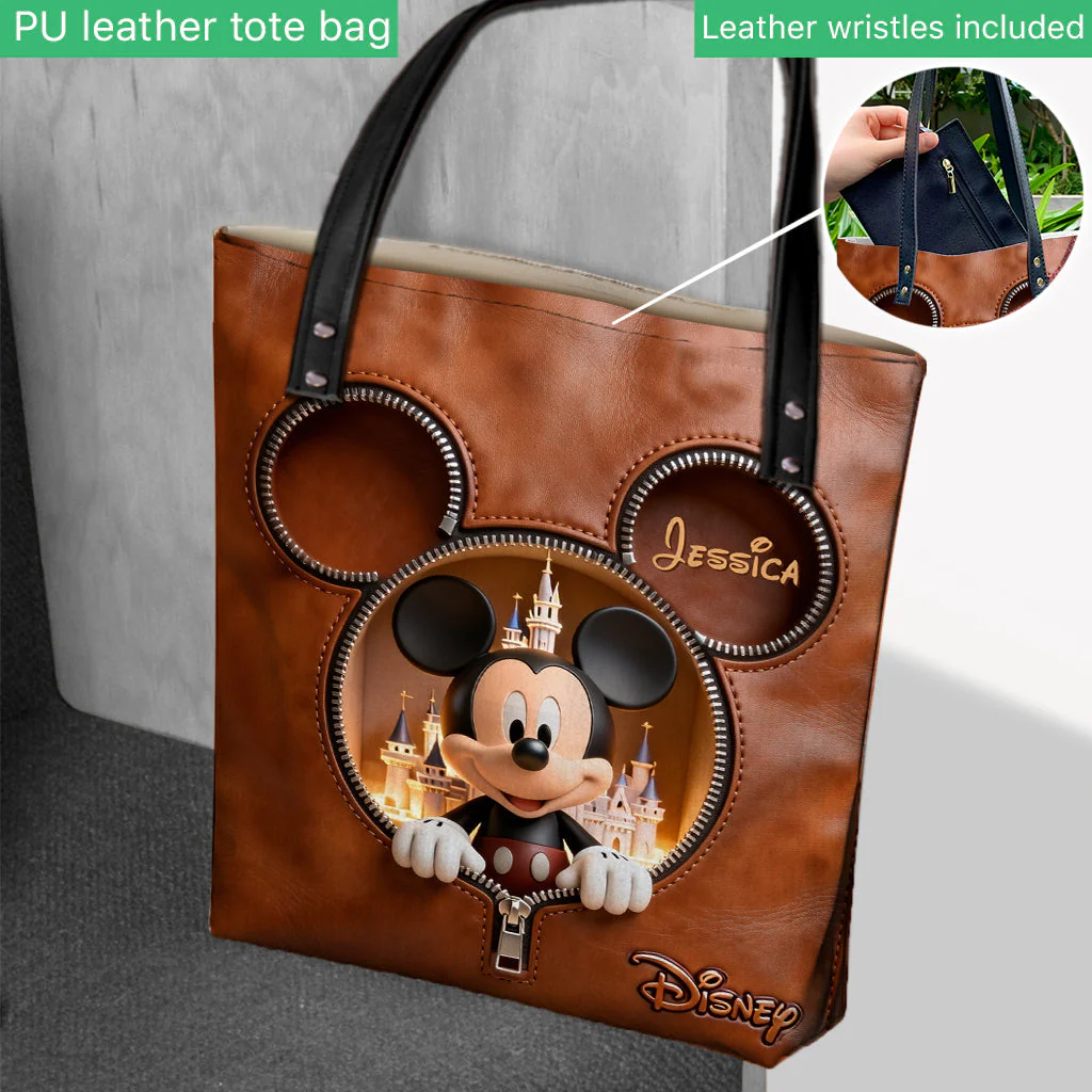 MkMo Just Loves Magic Mouse - Personalized Tote Bag - Gift For Fan Movies HH01 - Image 3