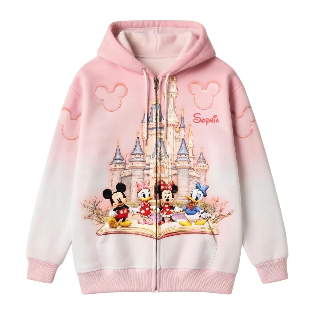 MkMo Magic Castle With Magic Mouse - Personalized All Over Shirt - Gift For Her, Fan Movies HH01 - Image 4