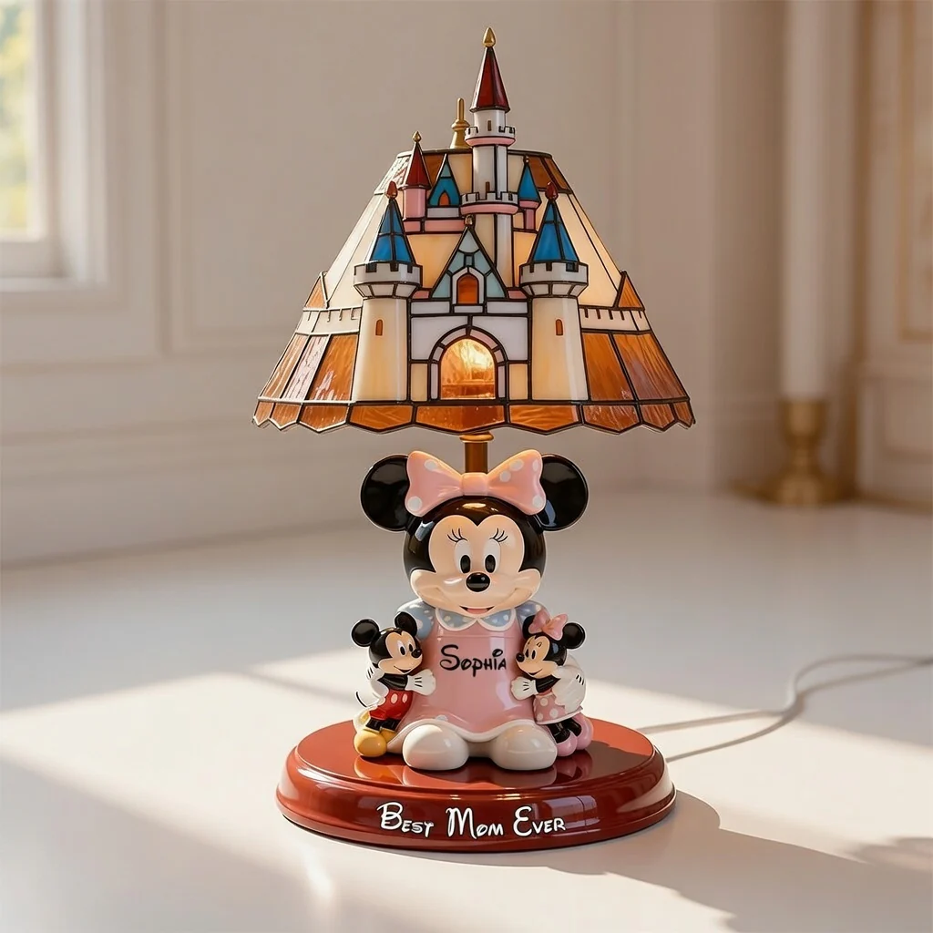 MkMo Magic Mouse Best Mom Ever - Personalized Custom Shape Acrylic Light Box - Gift For Movie Fans, Mother's Day HH01 - Image 3