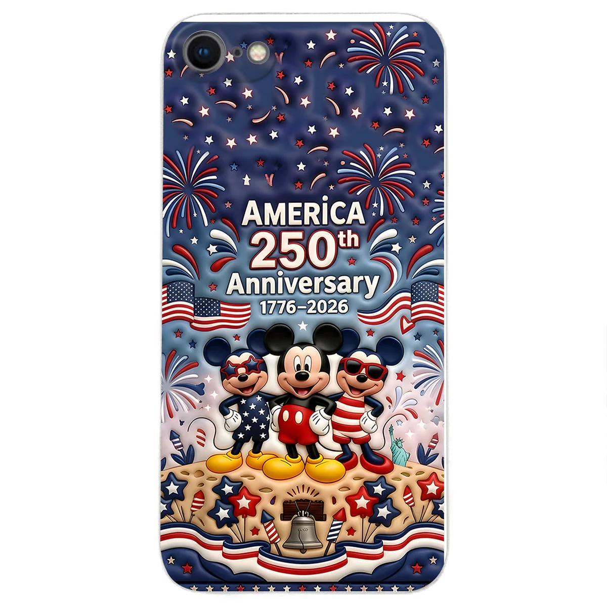 MkMo Magic Mouse Celebrate 250 Years Of America - Personalized Phone Case - Gift For Movie Fans, Patriots HH01 - Image 6