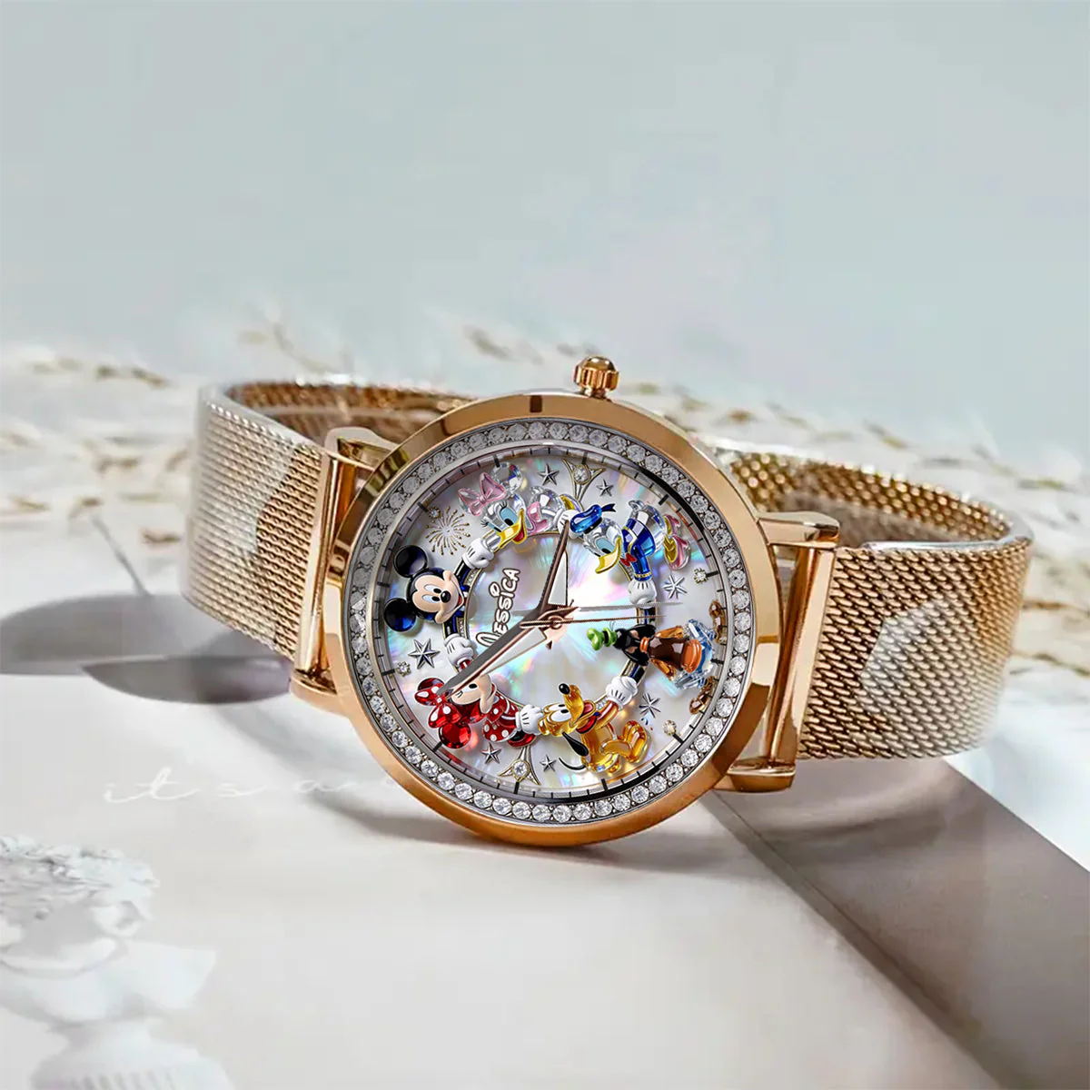 MkMo Magic Mouse Celebrate 250 Years Of Freedom - Personalized Women Hand Watch - Gift For Her, Patriots, Movie Fans - Image 4