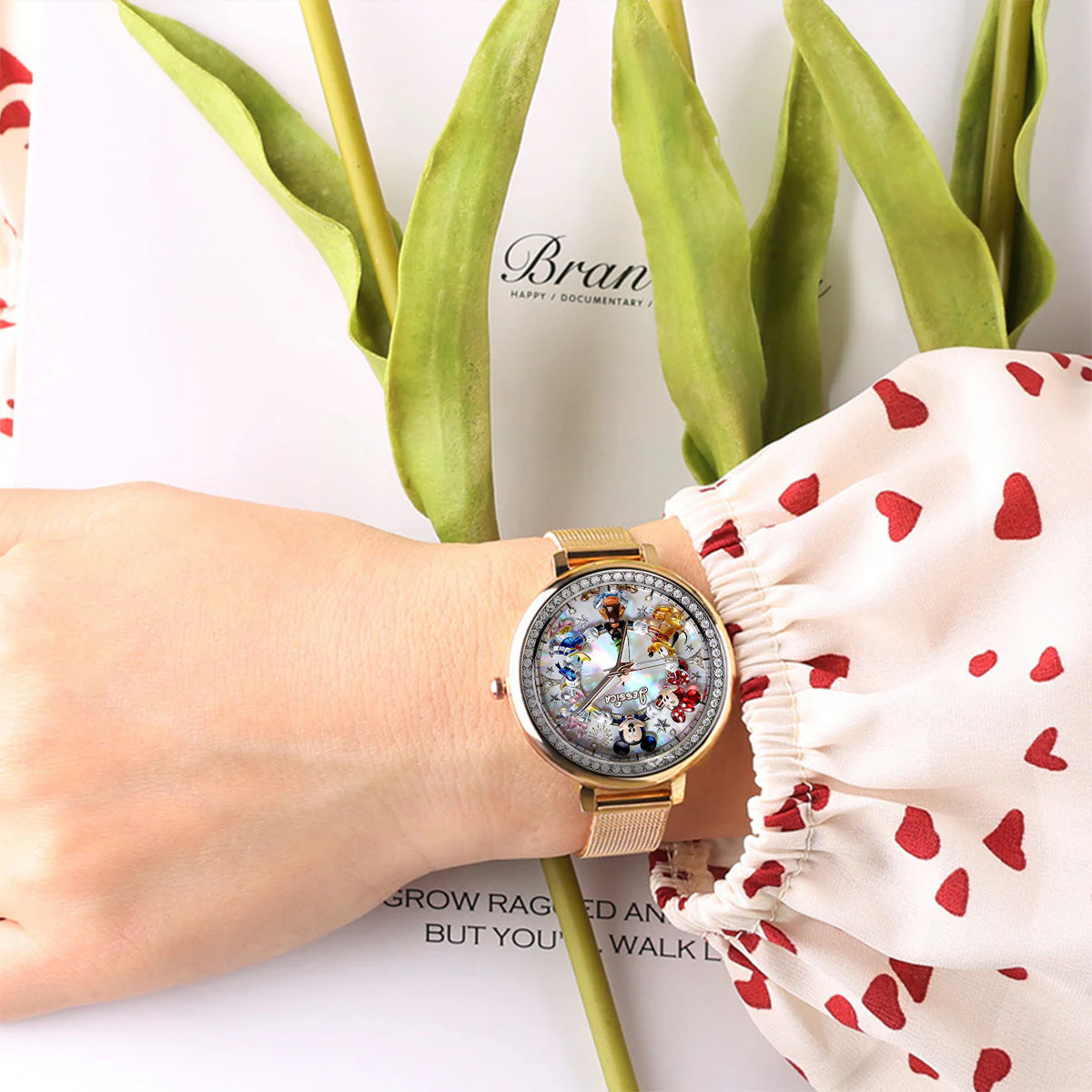 MkMo Magic Mouse Celebrate 250 Years Of Freedom - Personalized Women Hand Watch - Gift For Her, Patriots, Movie Fans - Image 6