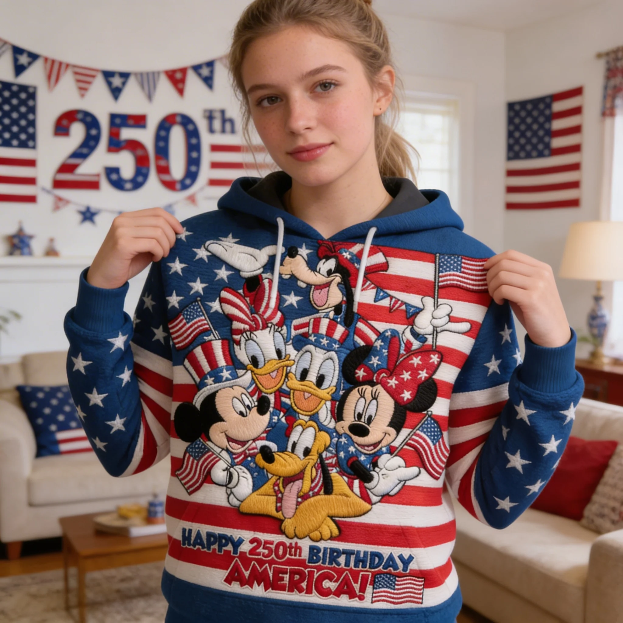 MkMo Magic Mouse Celebrate 250th Anniversary Of USA - Personalized All Over Shirt - Gift For Movie Fans, Patriots, Family NL122 - Image 7