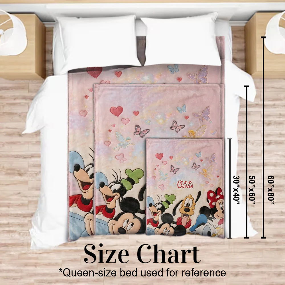 MkMo Magic Mouse Friends - Personalized Blanket - Gift For Movie Fans - Image 5