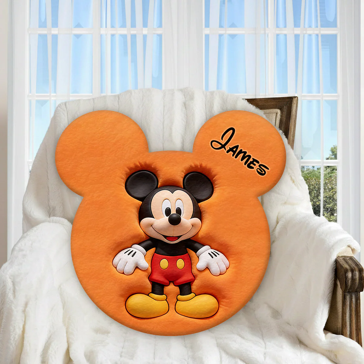 MkMo Magic Mouse Friends - Personalized Custom Shaped Pillow - Gift For Movie Fans - Image 5