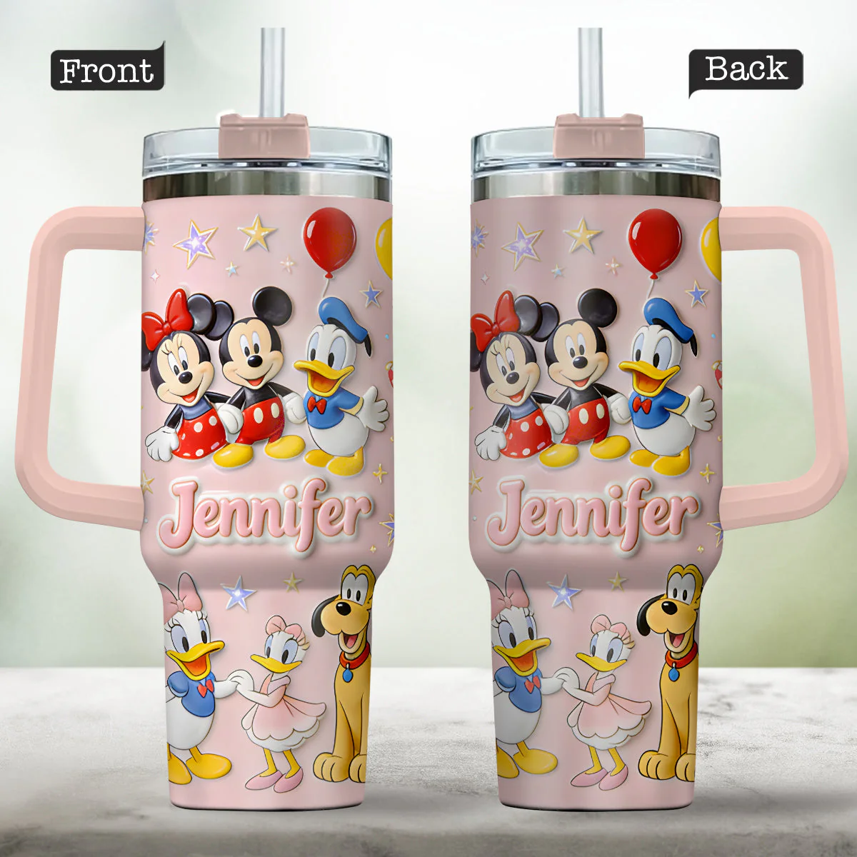 MkMo Magic Mouse Magic Dream - Personalized Tumbler With Handle - Gift For Movie Fans NL122 - Image 5