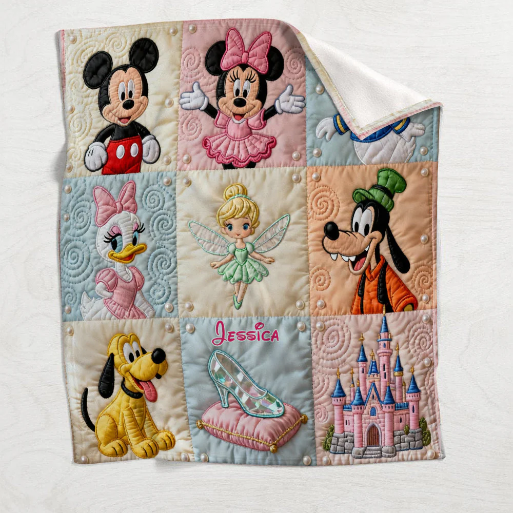 MkMo Magic Mouse - Personalized Blanket - Gift For Her, Daughter, Christmas HH01 - Image 4