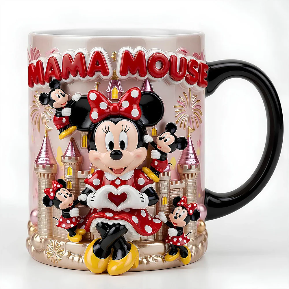 MkMo Magic Mouse Sweet Castle Mom - Personalized Coffee Mug - Gift For Mother's Day - Image 4
