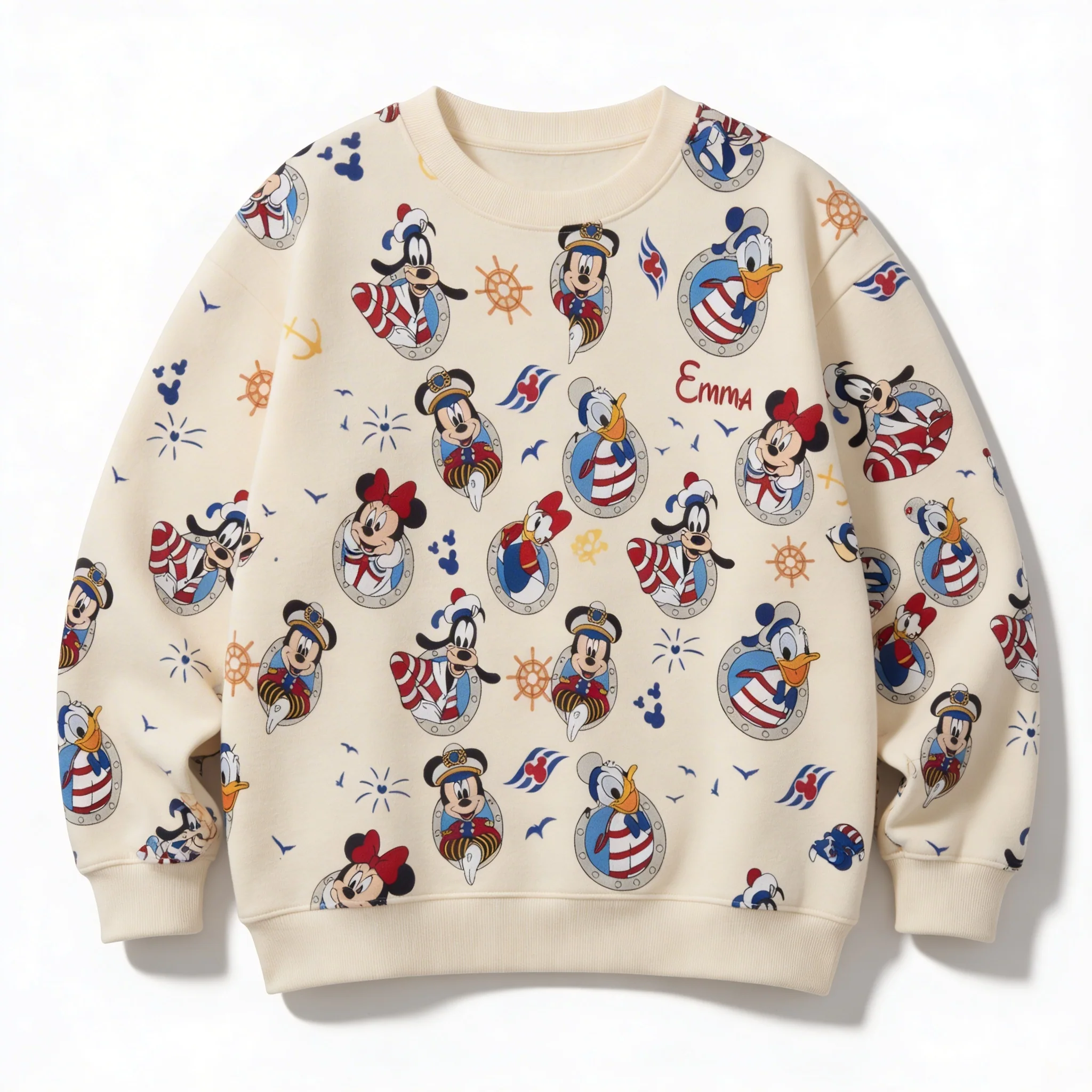 MkMo Mouse Pirate Crew - Personalized All Over Shirt - Gift For Her, Movie Fans BA01 - Image 3