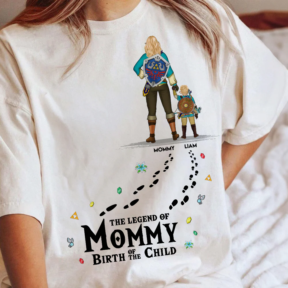 Mom & Son The Legend And The Legacy - Personalized T-shirt - Gift For Mom - Image 5