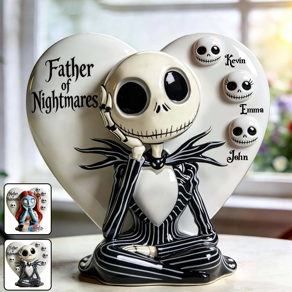 Mother And Father Of Spooky - Personalized Acrylic Plaque - Gift For Mother's Day, Father's Day, Fan Movies HH01 - Image 2