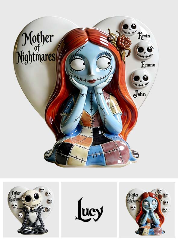 Mother And Father Of Spooky - Personalized Acrylic Plaque - Gift For Mother's Day, Father's Day, Fan Movies HH01 - Image 5