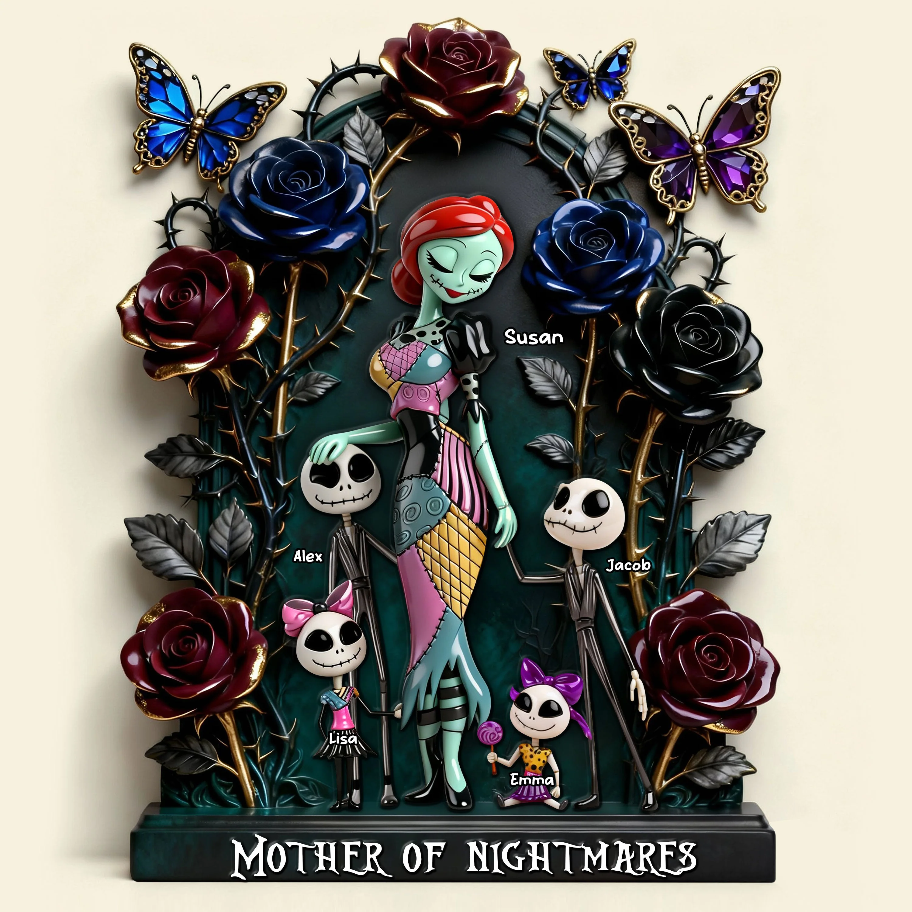 Mother Of Spooky - Personalized Acrylic Plaque - Gift For Mother's Day, Christmas, Movie Fans HH01