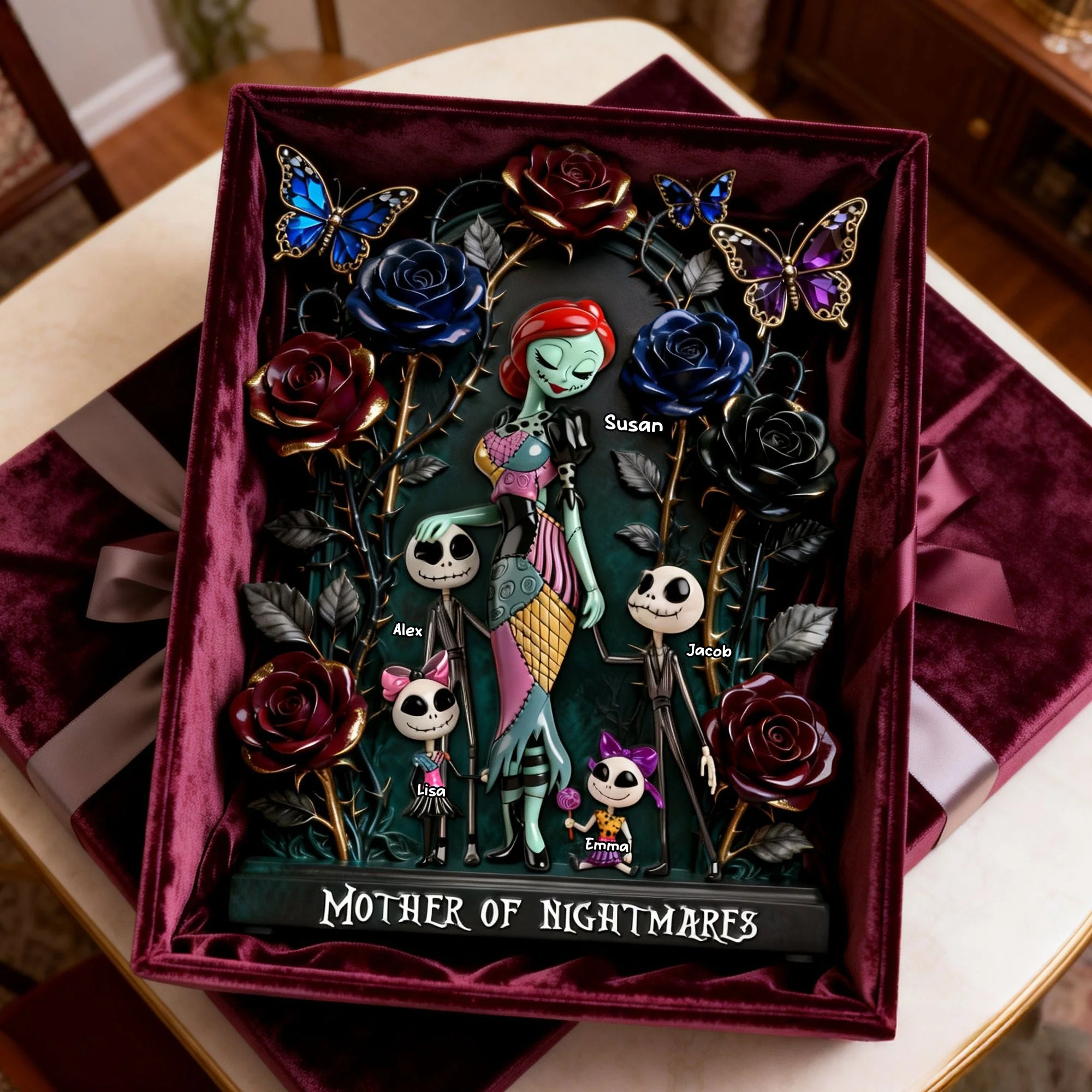 Mother Of Spooky - Personalized Acrylic Plaque - Gift For Mother's Day, Christmas, Movie Fans HH01 - Image 2