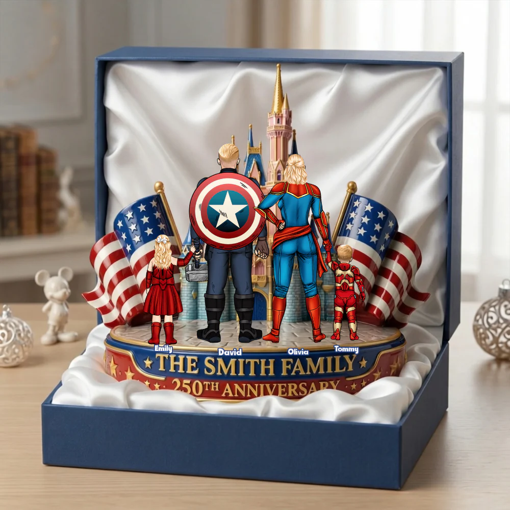 MRVL Celebrated America 250th Anniversary - Personalized Shape Acrylic Plaque - Patriotic Gift For Family - Image 3