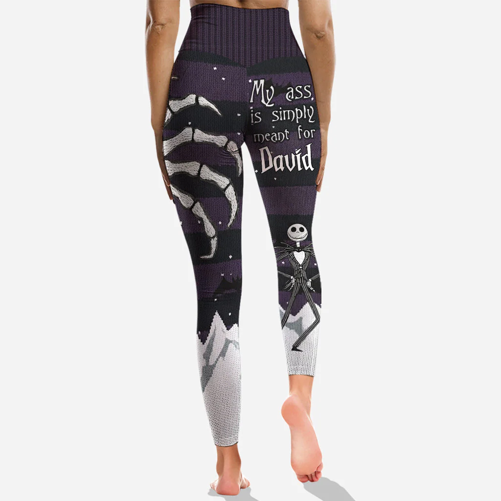 My Ass Is Simply Meant For Him - Personalized Hoodie and Leggings - Christmas Gift For Her  HH01 - Image 4