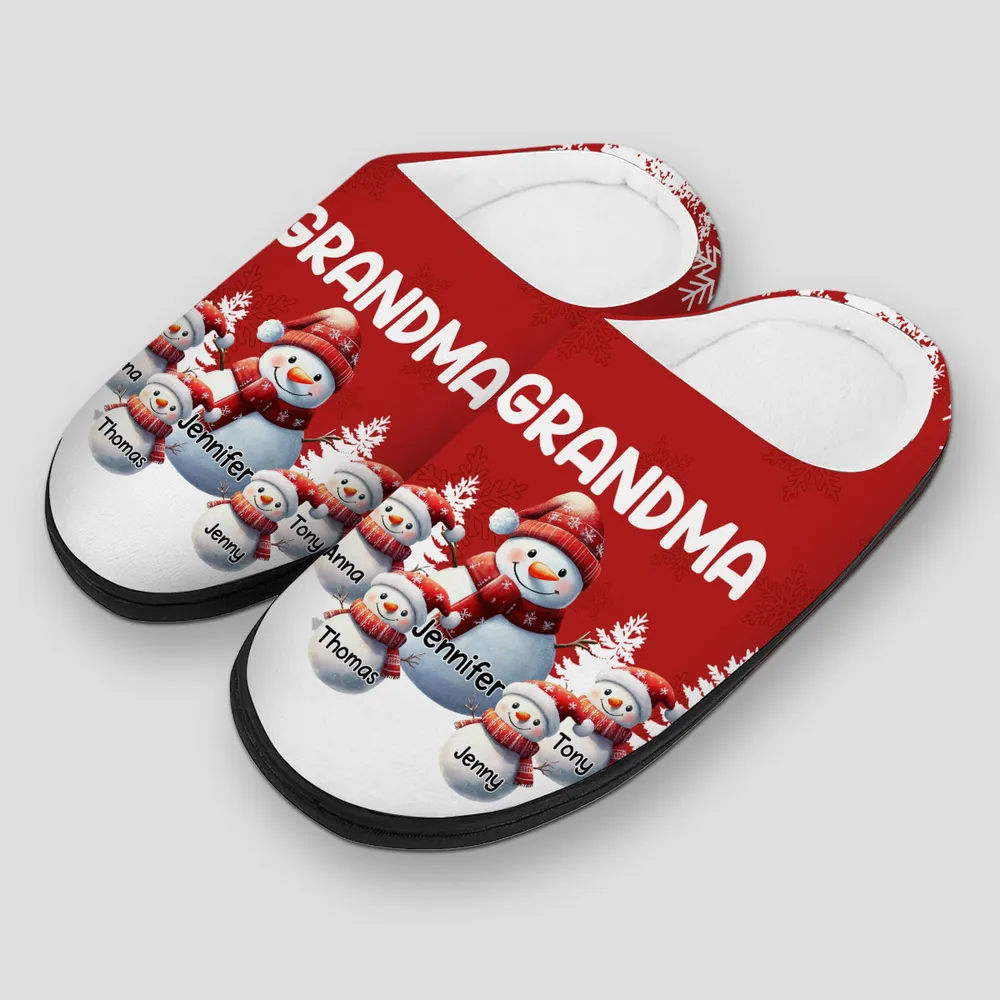 My Grandkids Call Me Grandma - Personalized Slippers - Christmas Gift For Family, Grandma HH01 - Image 4
