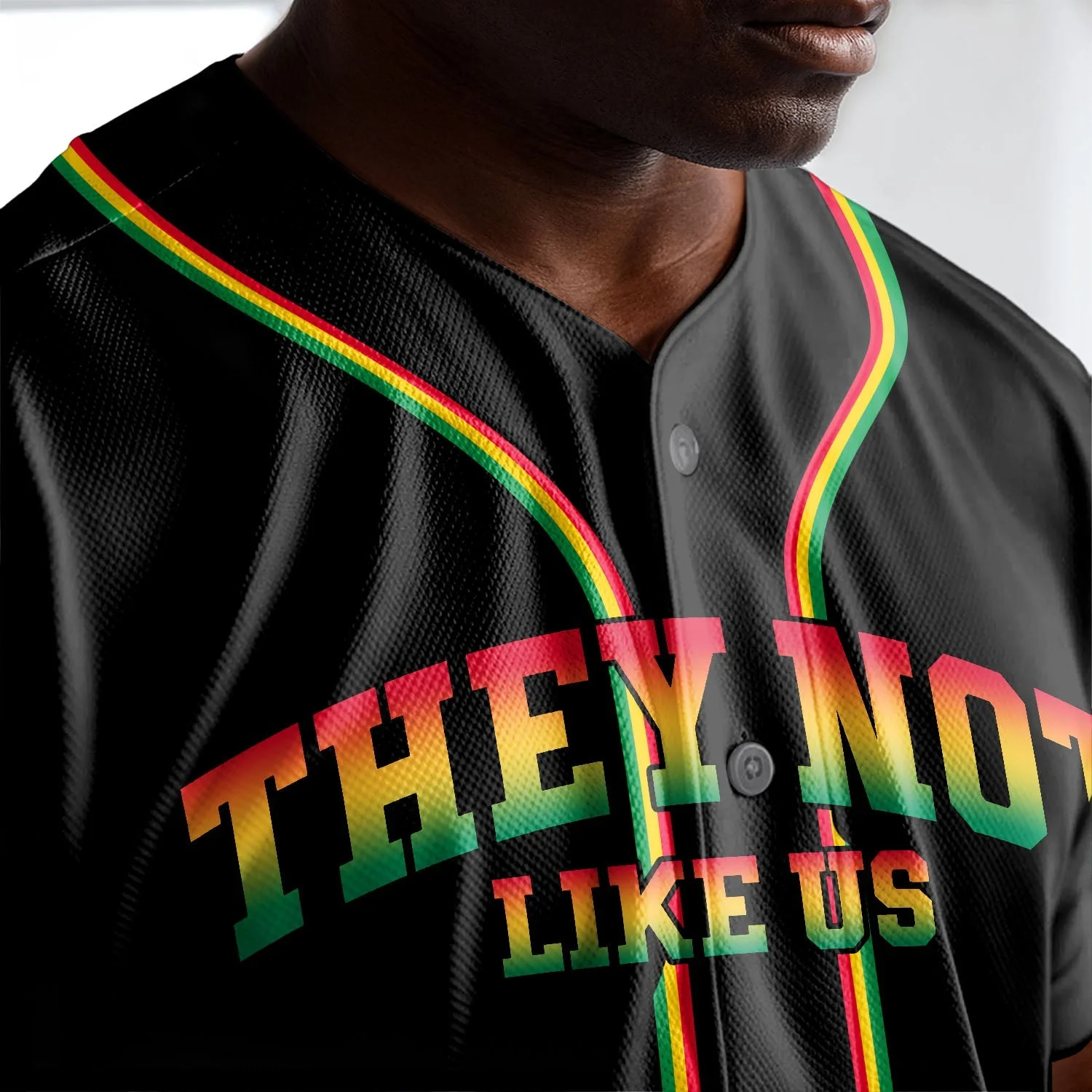 My Skin Color Is Not A Crime - African American Baseball Jersey - Gift for Black Dad, Grandpa, Husband - Image 7