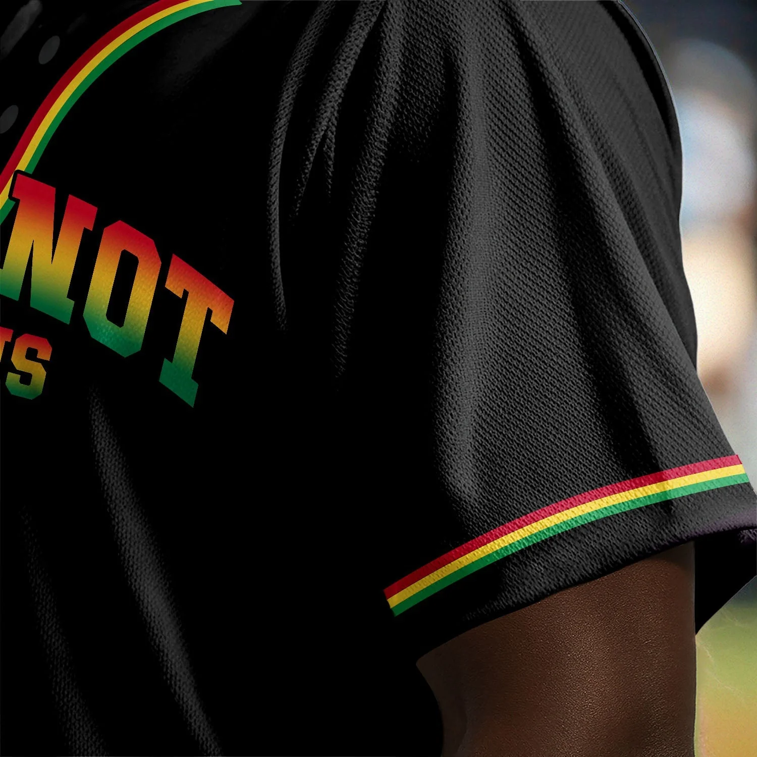 My Skin Color Is Not A Crime - African American Baseball Jersey - Gift for Black Dad, Grandpa, Husband - Image 9