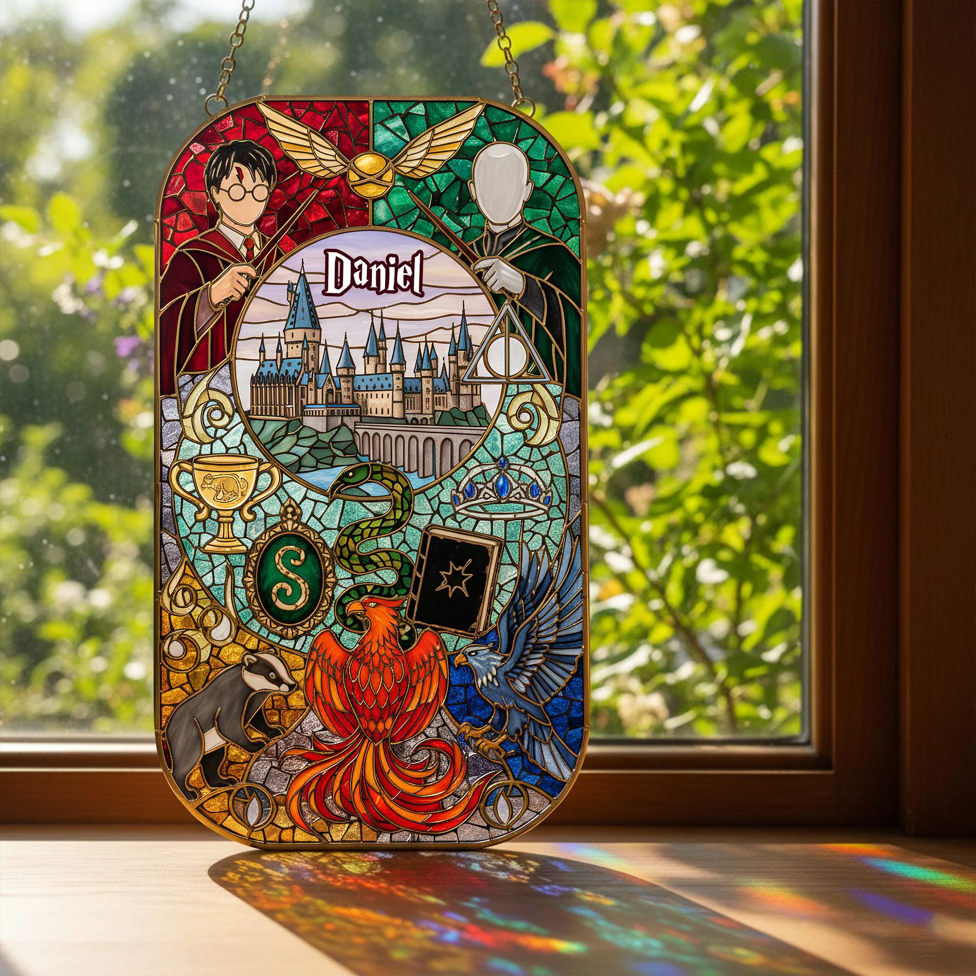 Mystic Realm - Personalized Window Hanging Suncatcher - Gift For Fantasy Lovers NL122 - Image 3