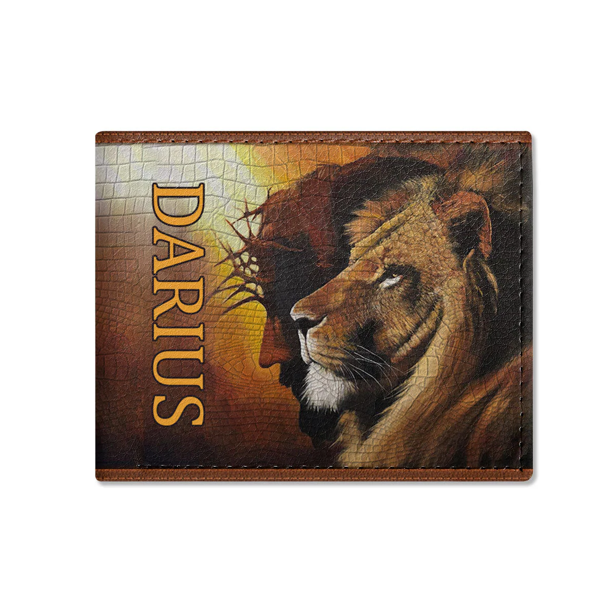 Name Of Jesus - Personalized Folded Wallet For Men - Image 2