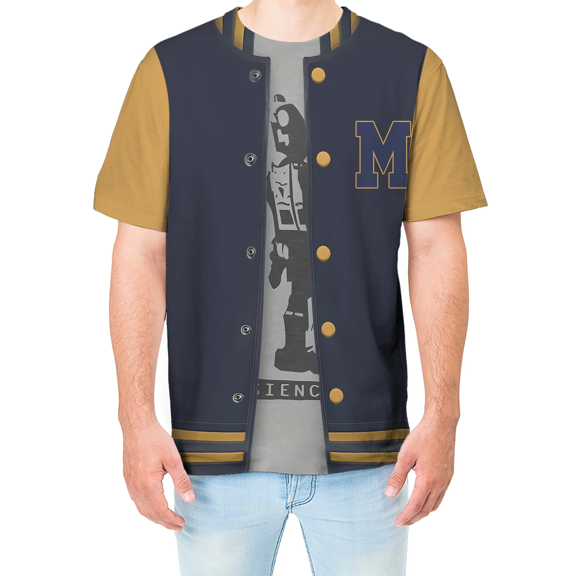 Ned Leeds Disney Marvel Avengers Cosplay Costume T-Shirt For Men - Image 4