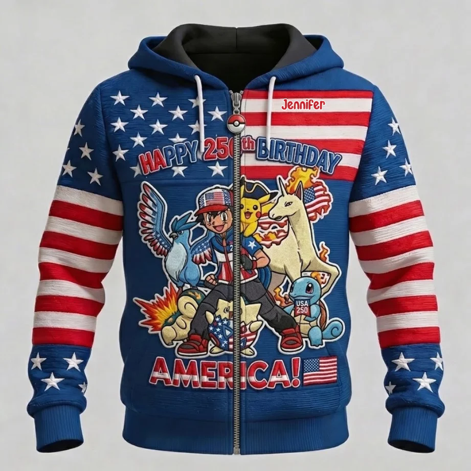 Limited Edition PoMo Celebrate 250 Years Of America - Personalized All Over Shirt - Anniversary Gift For Movie Fans