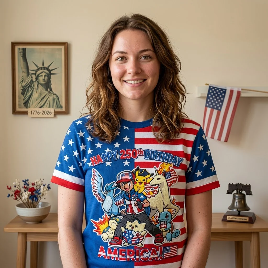 Limited Edition PoMo Celebrate 250 Years Of America - Personalized All Over Shirt - Anniversary Gift For Movie Fans - Image 5