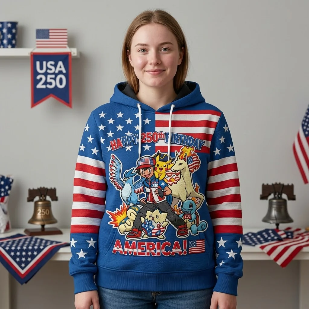 Limited Edition PoMo Celebrate 250 Years Of America - Personalized All Over Shirt - Anniversary Gift For Movie Fans - Image 6