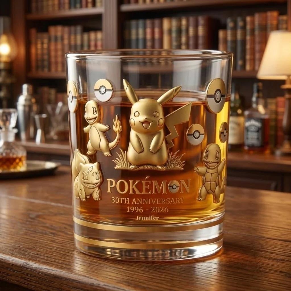 PoMo 30th Anniversary - Personalized Whiskey Glass - Gift For Couples, Movie Fans NL122 - Image 2