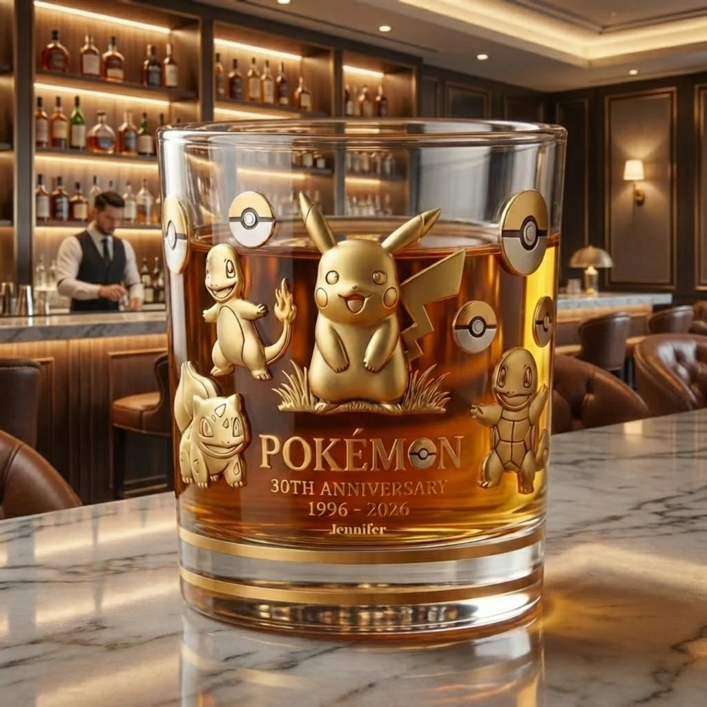 PoMo 30th Anniversary - Personalized Whiskey Glass - Gift For Couples, Movie Fans NL122 - Image 3