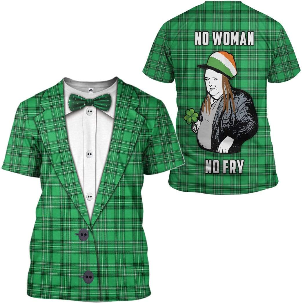 No Woman No Fry Losty T-Shirt 3D For Men & Women - Image 2
