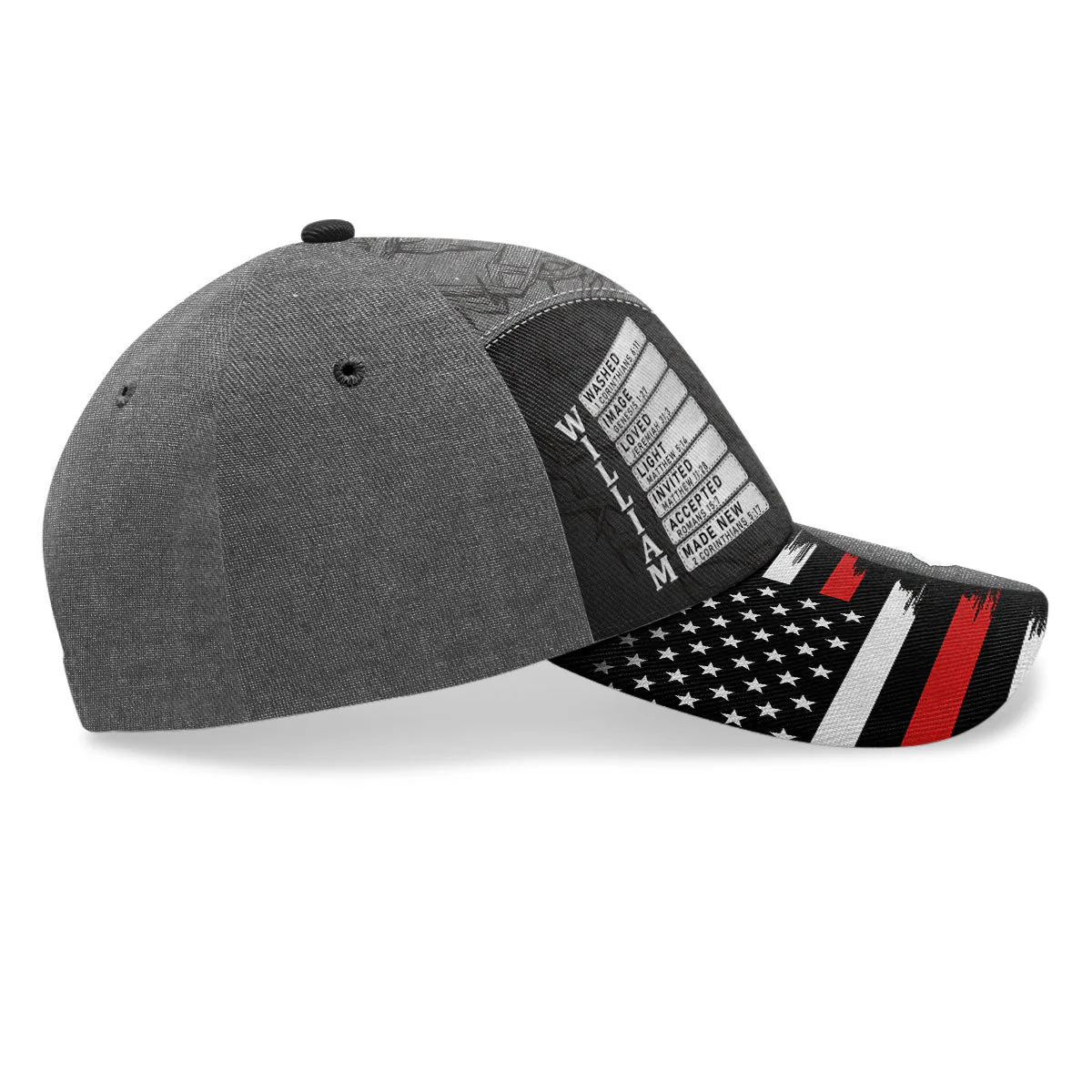 One Nation Under God - Personalized Classic Cap - Christian Gift For Him BA01 - Image 4