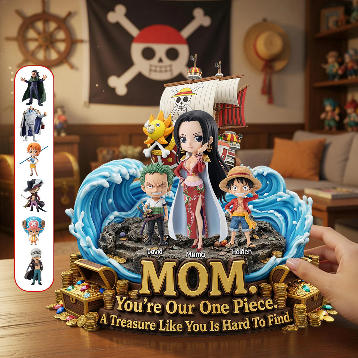 OnPi Adventure Mom - Personalized Acrylic Plaque - Gift For Mom, Movie Fans NL122