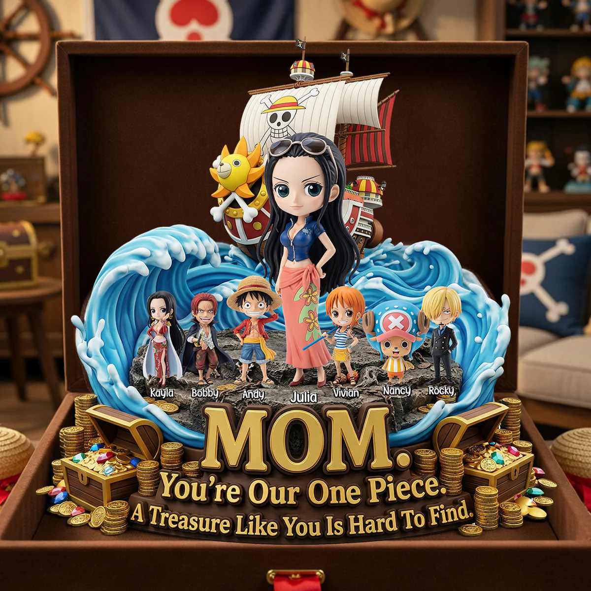 OnPi Adventure Mom - Personalized Acrylic Plaque - Gift For Mom, Movie Fans NL122 - Image 2