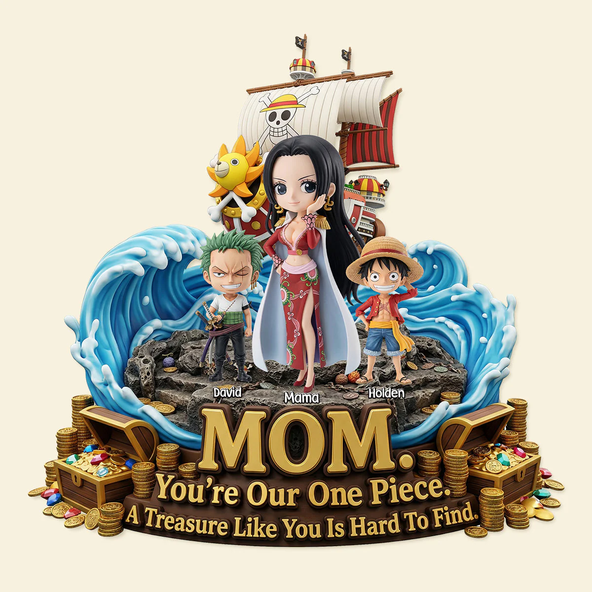 OnPi Adventure Mom - Personalized Acrylic Plaque - Gift For Mom, Movie Fans NL122 - Image 3