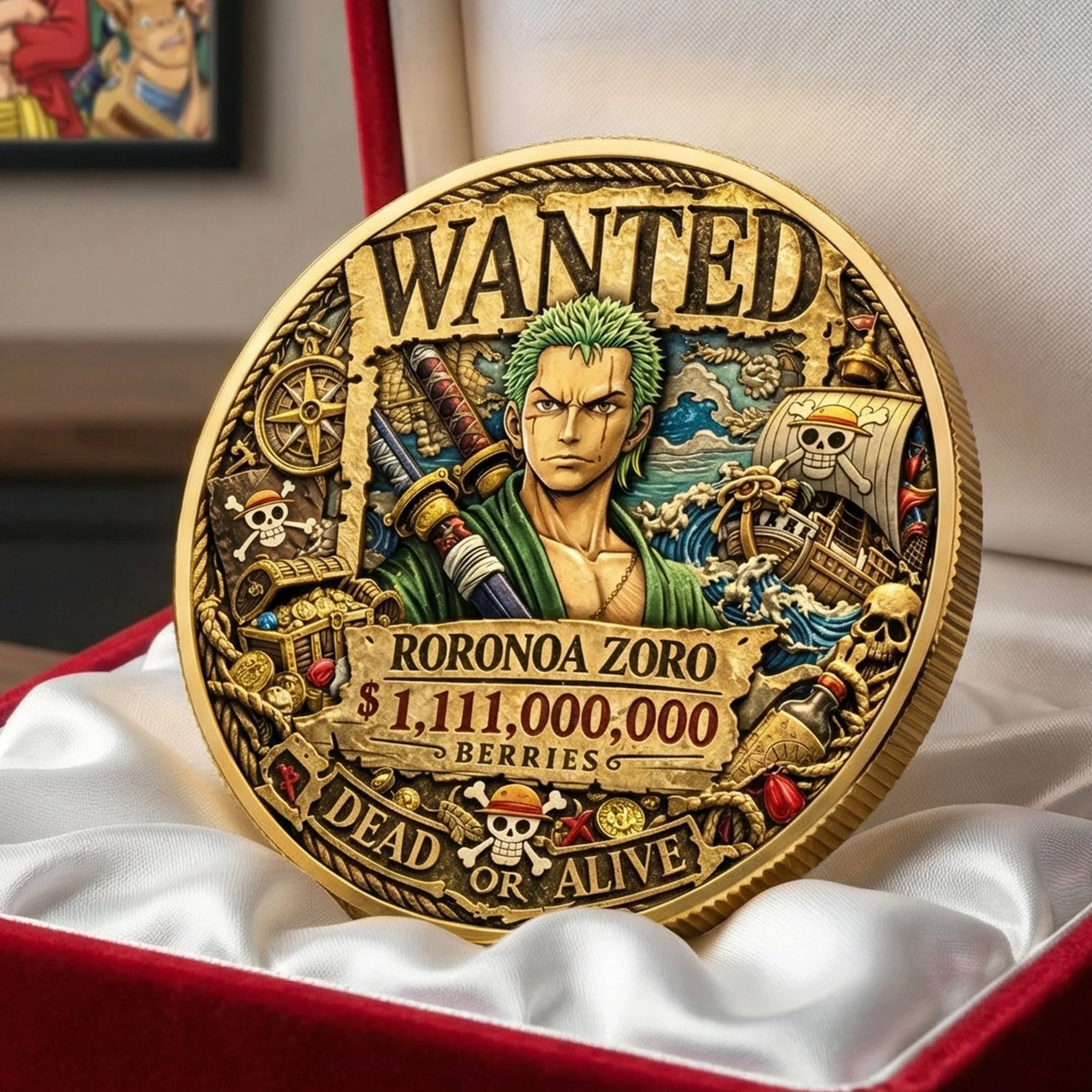 OnPi Adventures Characters - Personalized Metal Coin - Gift For Fan Movies HH01
