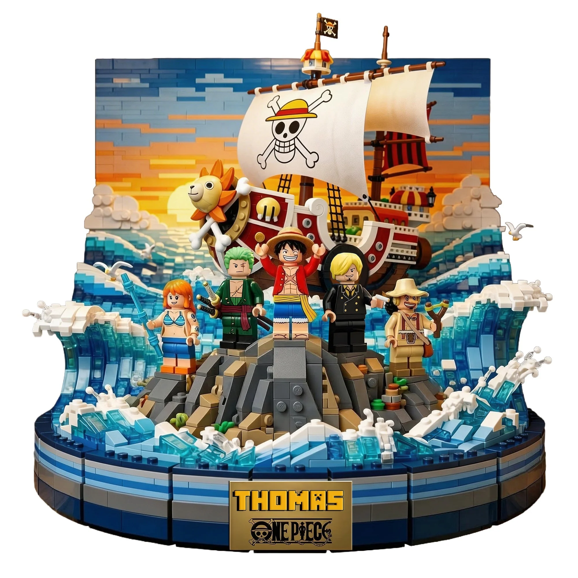 OnPi Ocean Adventure Crew - Personalized Acrylic Plaque - Gift For Movie Fans NL122 - Image 4
