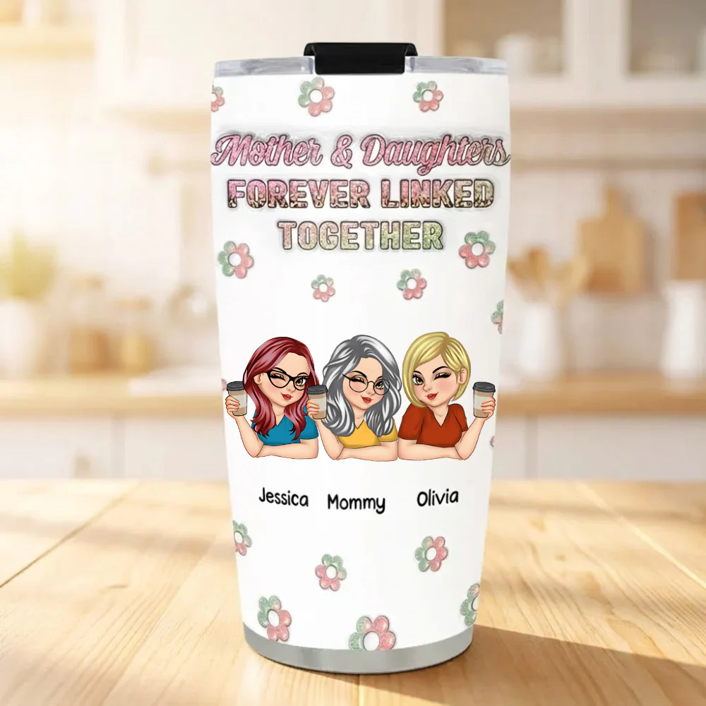 Our Love For You Is Unbreakable Mom - Personalized Stainless Steel Tumbler - Gift For Mom, Mother's Day | CLGOD04 HN02