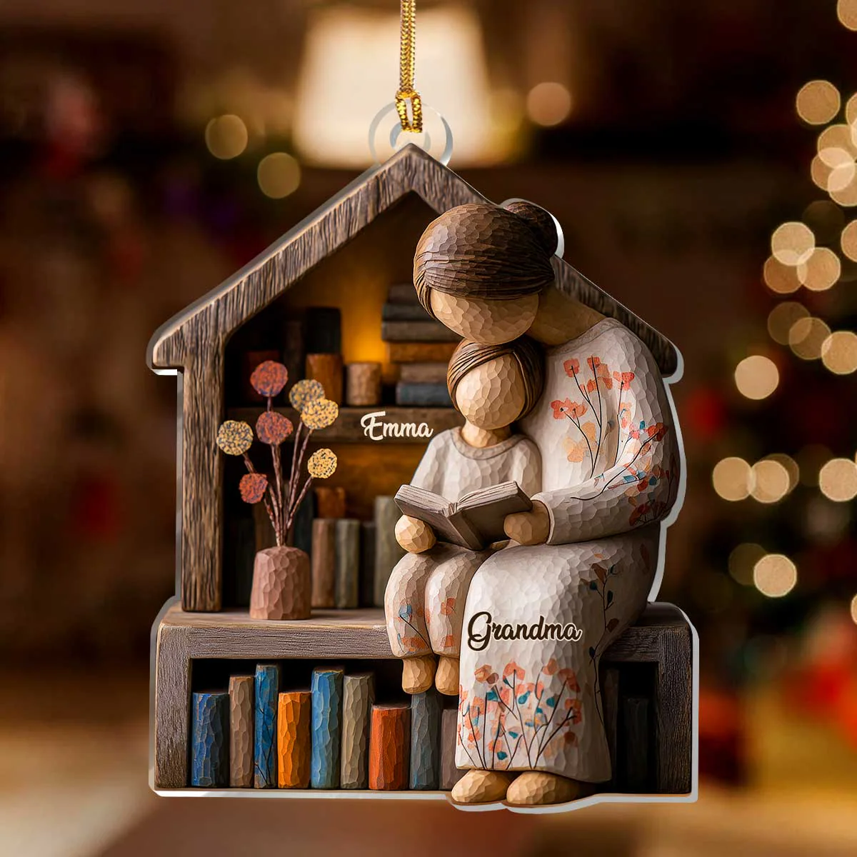Our Time Together - Personalized 1-Layer Acrylic Ornament HL128 - Image 2