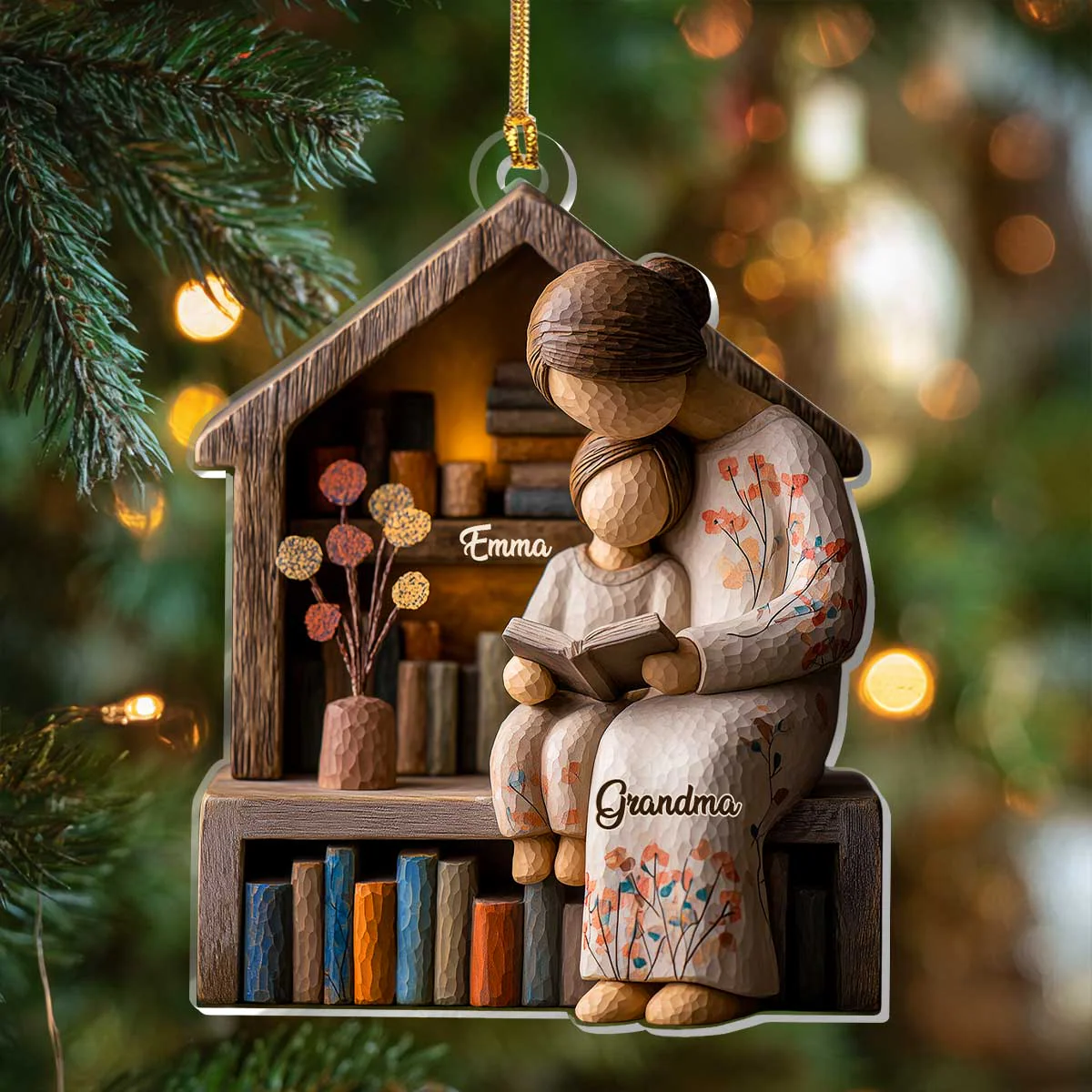 Our Time Together - Personalized 1-Layer Acrylic Ornament HL128 - Image 4