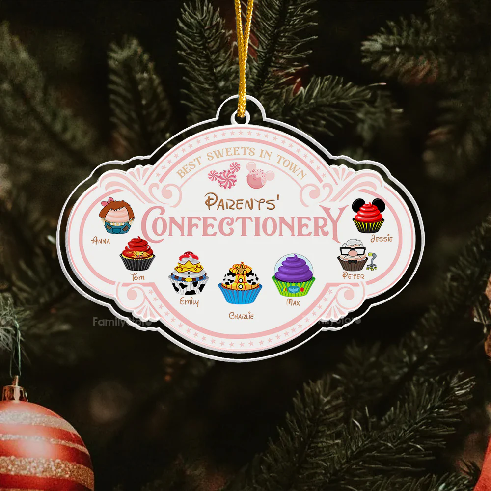 Parents' Confectionery - Gift For Family - Personalized Acrylic Ornament - CL31 NA94 - Image 6