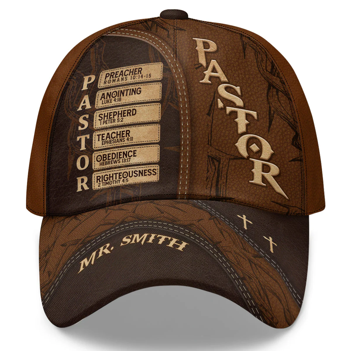 Pastor The Man Of God - Personalized Classic Cap TD118