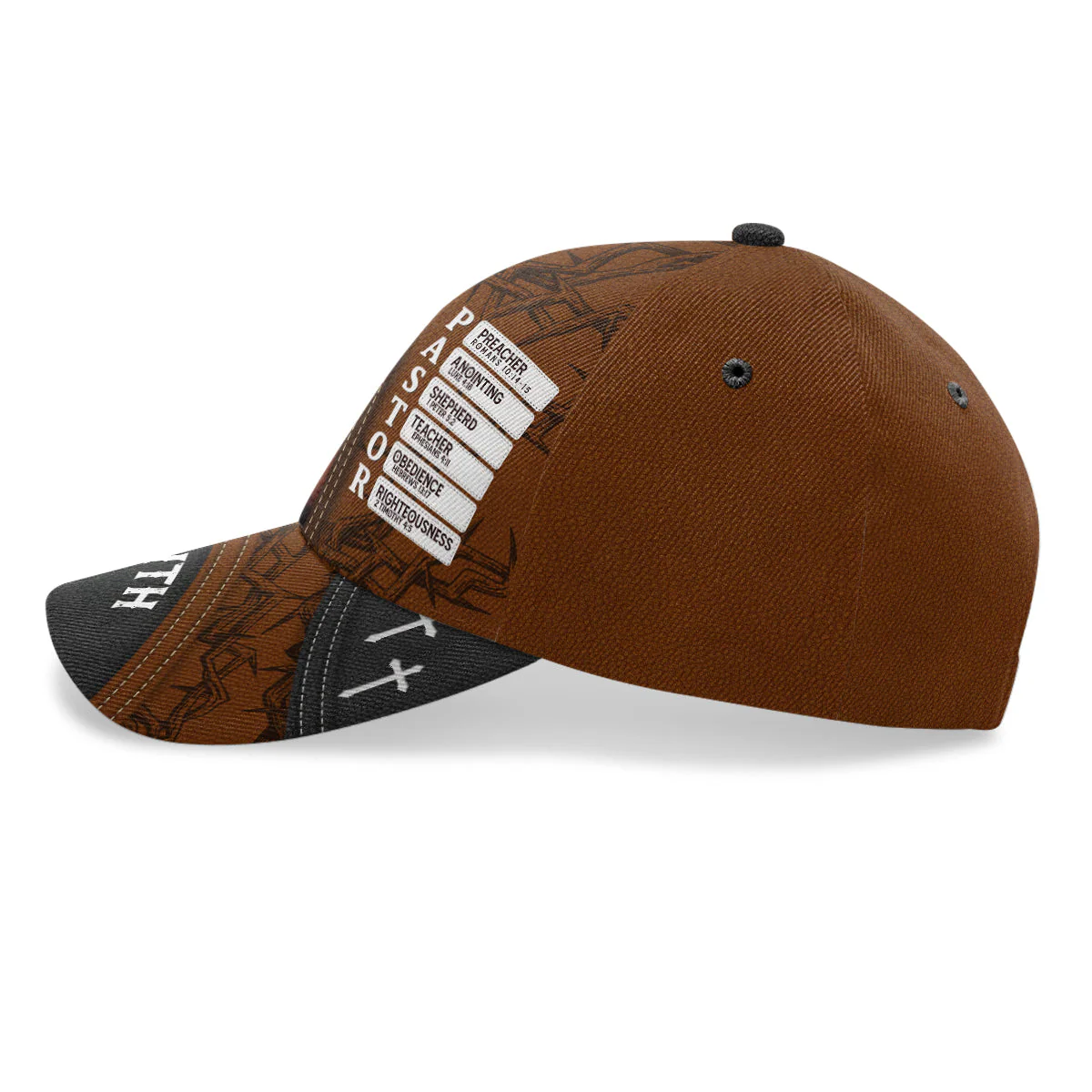 Pastor, The Preacher, Teacher, & Shepherd - Personalized Classic Cap TD118 - Image 3