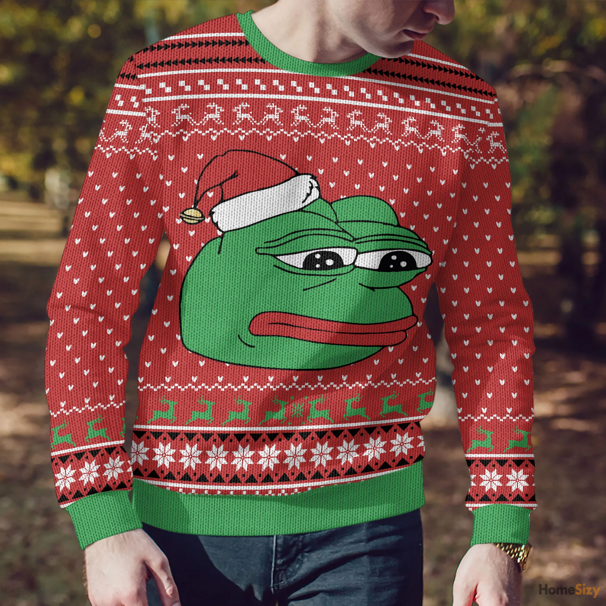 Pepe The Frog - Funny Ugly Sweatshirt - Best Gift For Christmas - Image 4