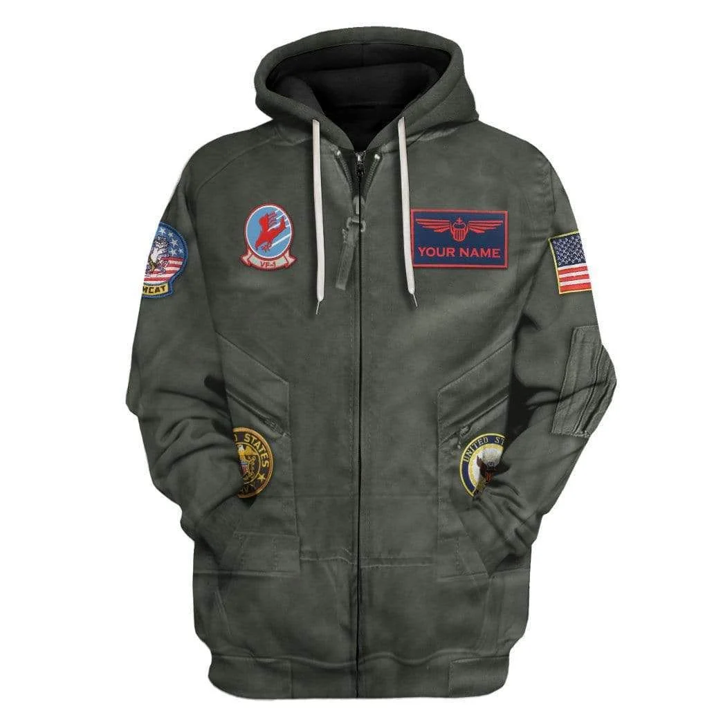 Personalized Cosplay Top Gun Pete Maverick Mitchell Hoodie - Image 2